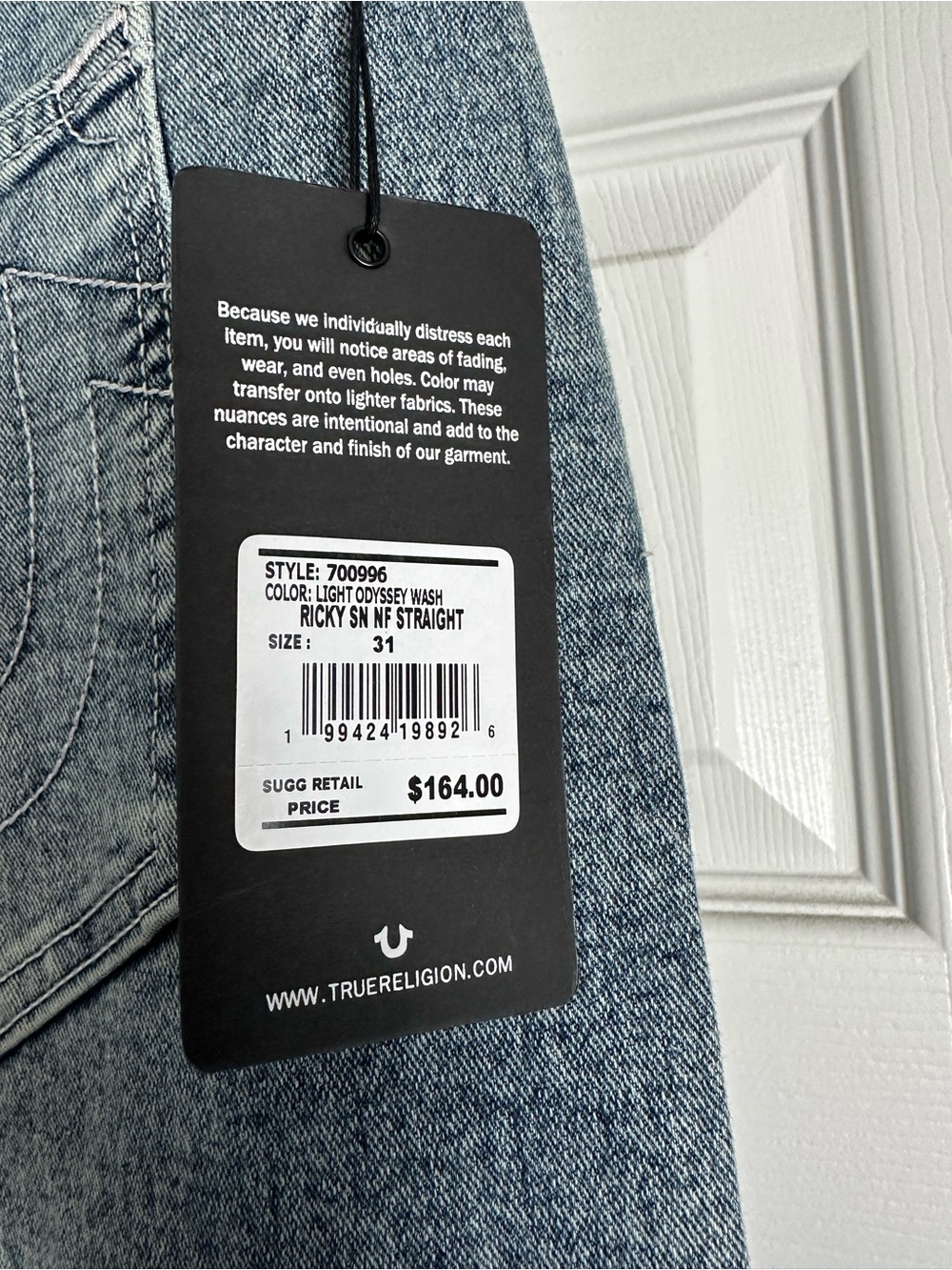 True Religion Jeans "Ricky Relaxed Straight" - Picture 5 of 12